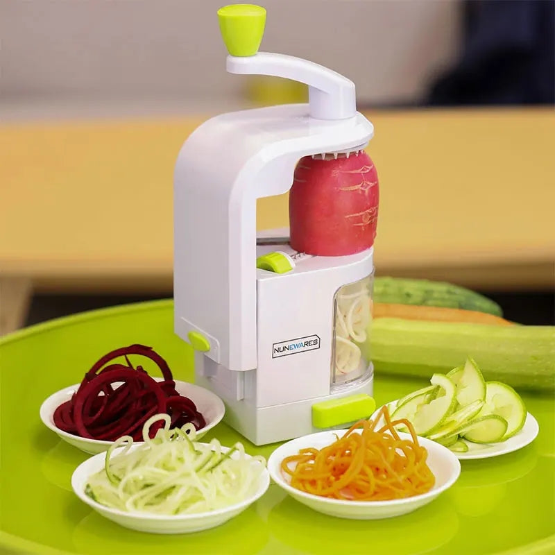 Vegetable Spiralizer & Grater – Multifunctional Potato Noodle Maker & Fruit Cutter