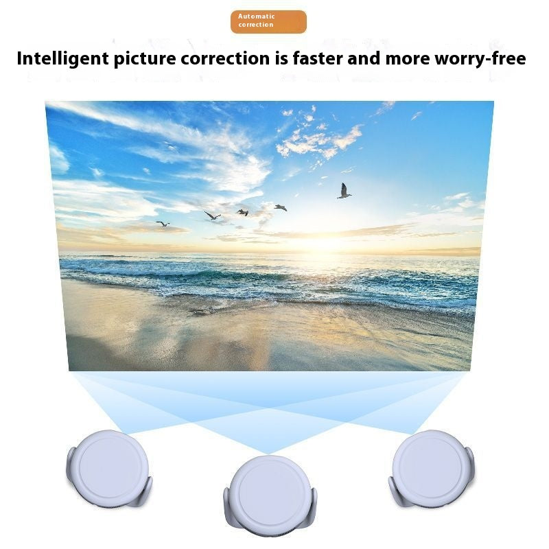 4K Smart Projector with 5G WiFi & Voice Control – Full HD Home Theater Wall Projector with Auto Focus