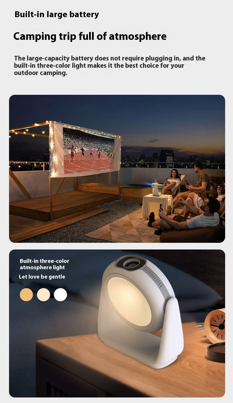 4K Smart Projector with 5G WiFi & Voice Control – Full HD Home Theater Wall Projector with Auto Focus