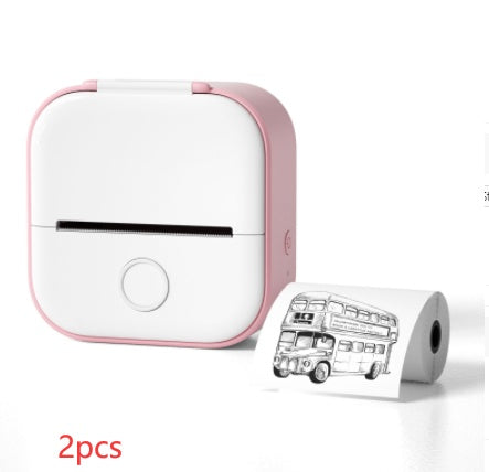 Portable Mini Thermal Label Printer – Bluetooth-Compatible Home & Student Photo Printer for Price Tags & Labels