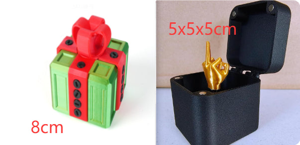 Funny Middle Finger Prank Gift Box – Novelty Desk Ornament & Gag Present