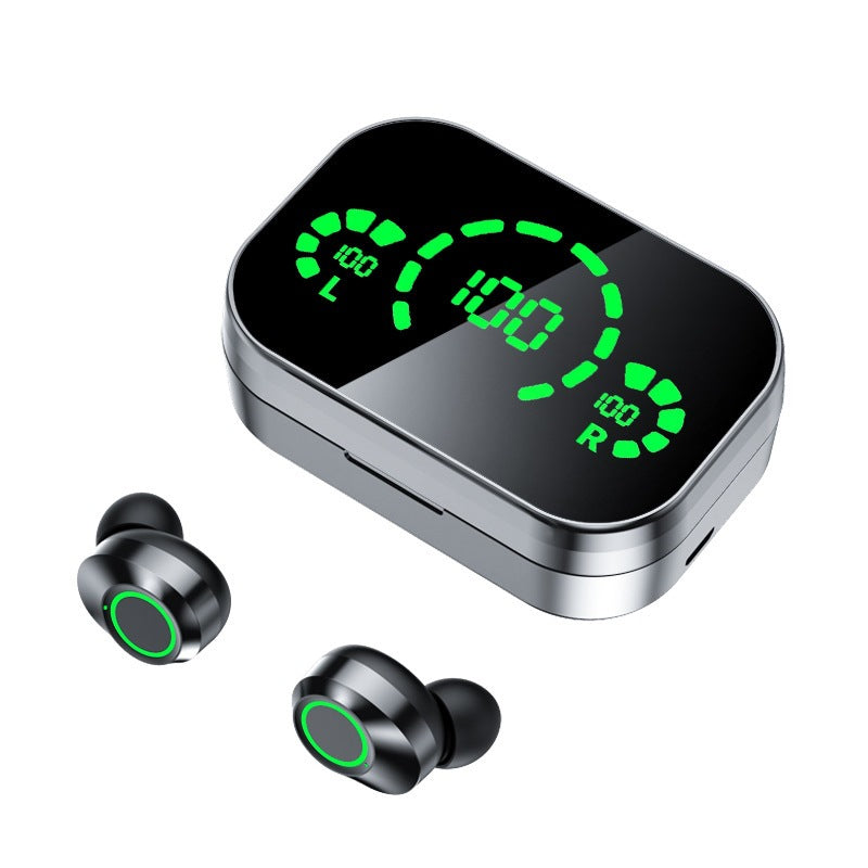 Wireless Bluetooth TWS Headset – Smart Digital Display & Breathing Light Earbuds