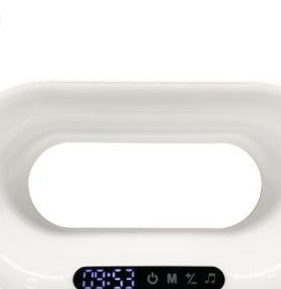 Smart RGB Desk Lamp with Wireless Charger – App Controlled LED Desk Light with Alarm Clock
