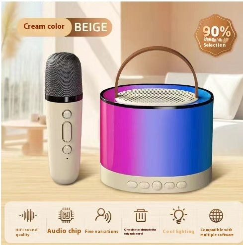 Portable RGB Bluetooth Karaoke Party Speaker