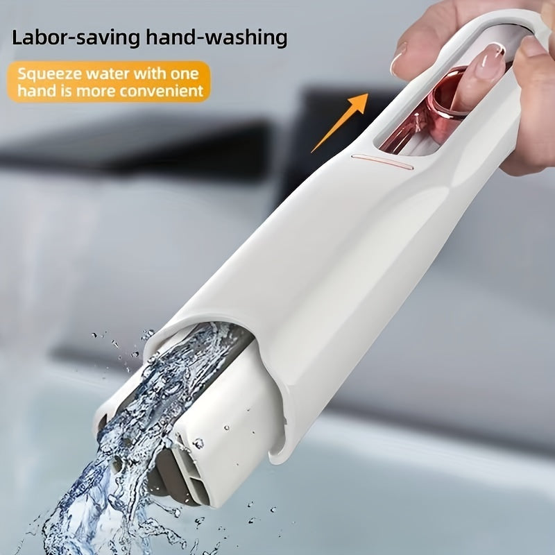 Portable Self-Squeeze Mini Mop – Multifunction Handheld Sponge Cleaner for Kitchen, Bathroom, Glass, Car & Desktop Cleaning