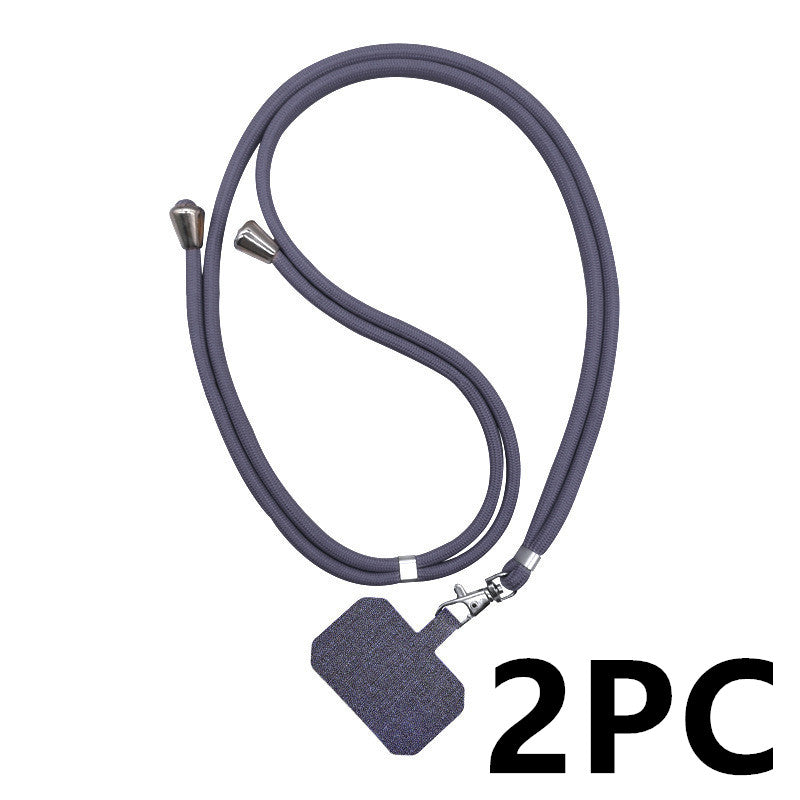 Universal Card Phone Case with Lanyard – Protective TPU & PU Leather Mobile Wallet Cover