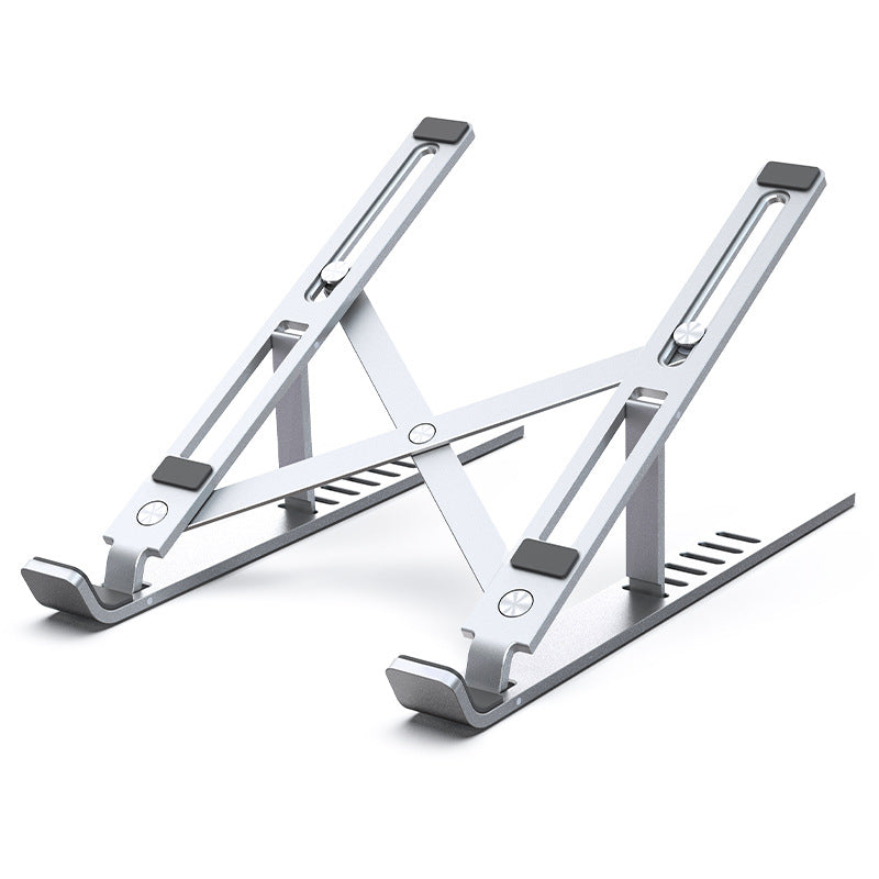 Ergonomic Aluminum Laptop Cooling Stand – Adjustable Desk Riser with Heat Dissipation Design
