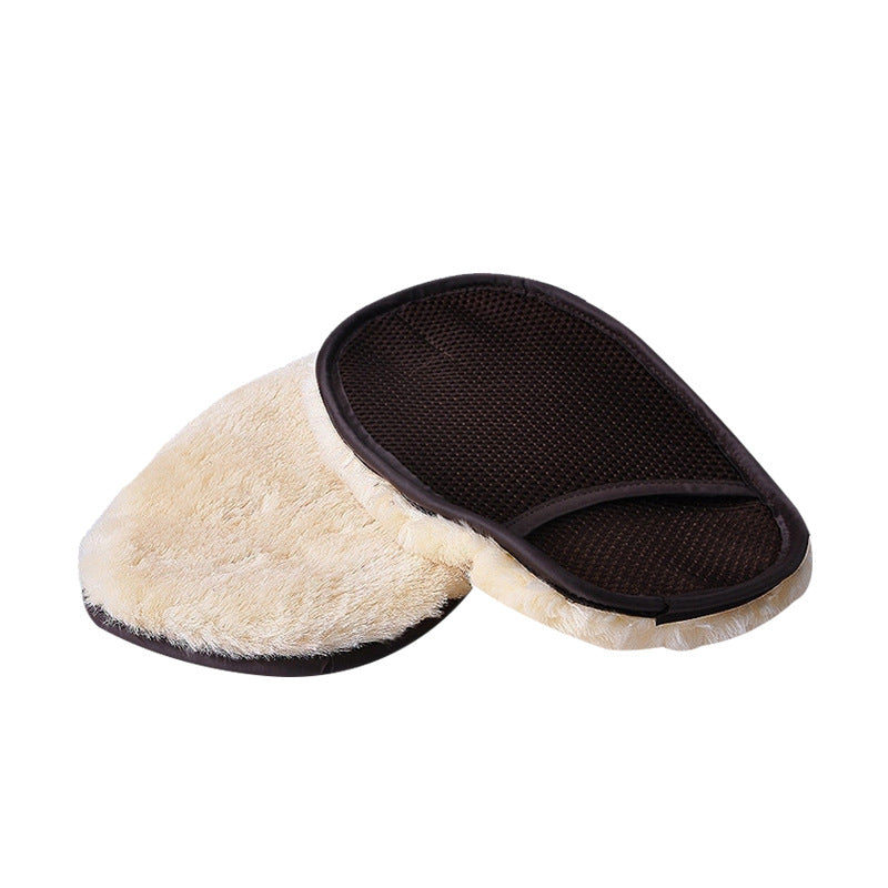 Premium Soft Wool Car Wash Mitt Glove – Scratch-Free Microfiber Cleaning Tool for Cars, Motorcycles & Auto Detailing