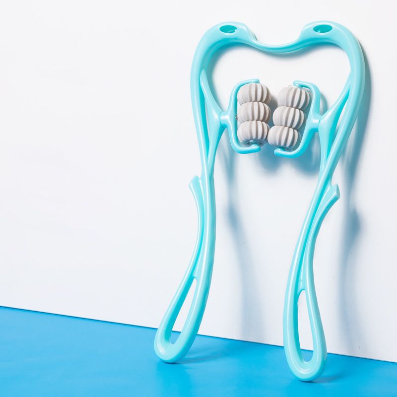 6-Wheel Neck & Body Massager – Deep Tissue Relaxation Roller Tool