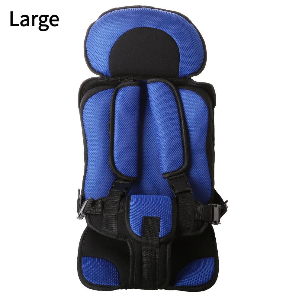 Portable Baby Safety Seat Pad with 5-Point Harness for Car & Stroller