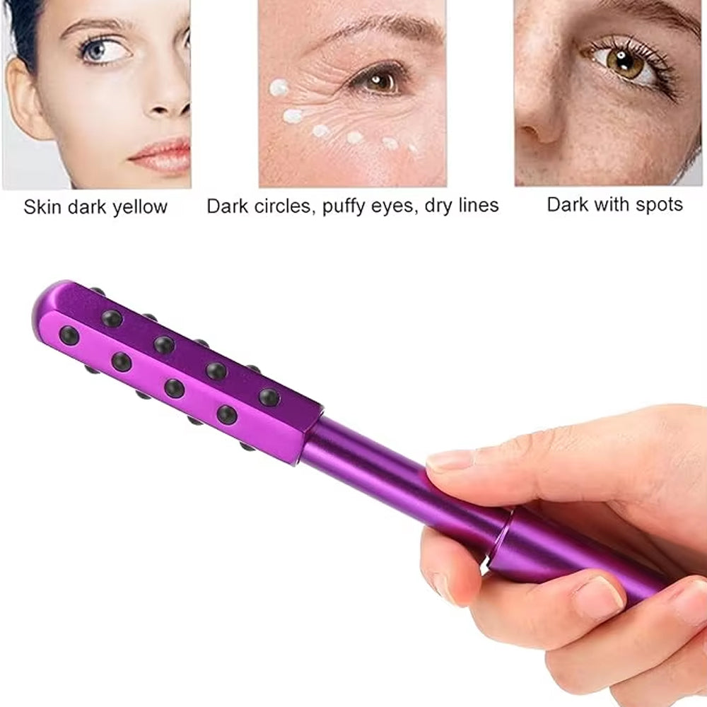 Germanium Beauty Stick Roller – 30 Stone Facial Sculpting Wand