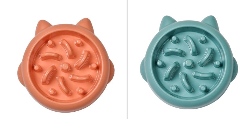 Safe Slower-Eating Dog & Cat Bowl