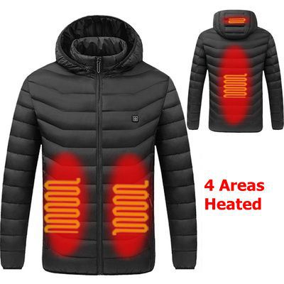 USB Charging Heated Smart Jacket – Tech Thermal Outerwear with Adjustable Temperature Control