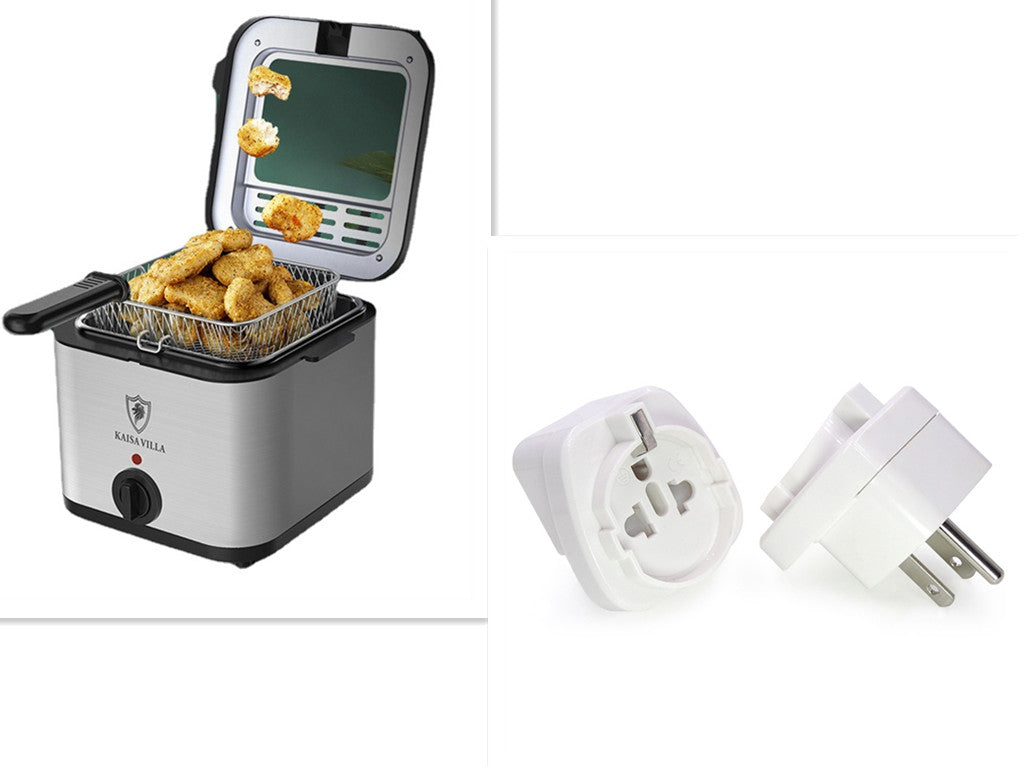 Multifunction Air Fryer Oven with Rotisserie & Skewer Rack – Visual Window Oil-Free Fryer for French Fries, Chicken & BBQ