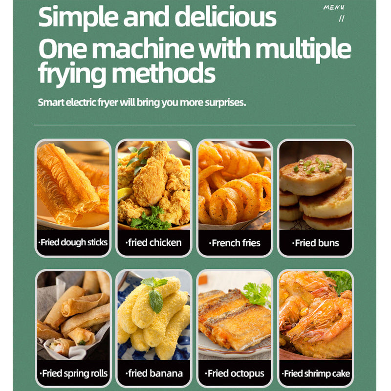Multifunction Air Fryer Oven with Rotisserie & Skewer Rack – Visual Window Oil-Free Fryer for French Fries, Chicken & BBQ