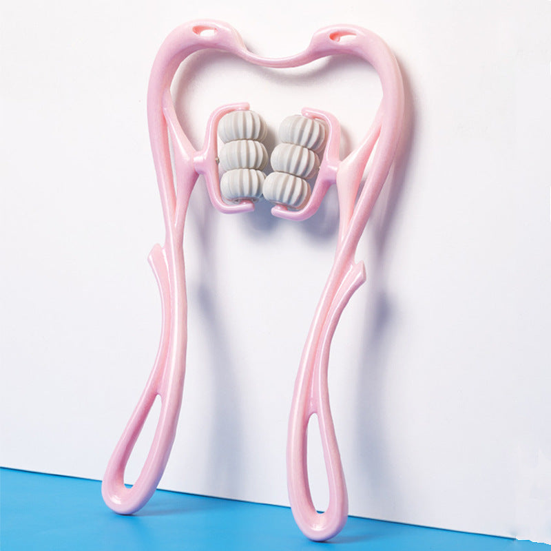 6-Wheel Neck & Body Massager – Deep Tissue Relaxation Roller Tool