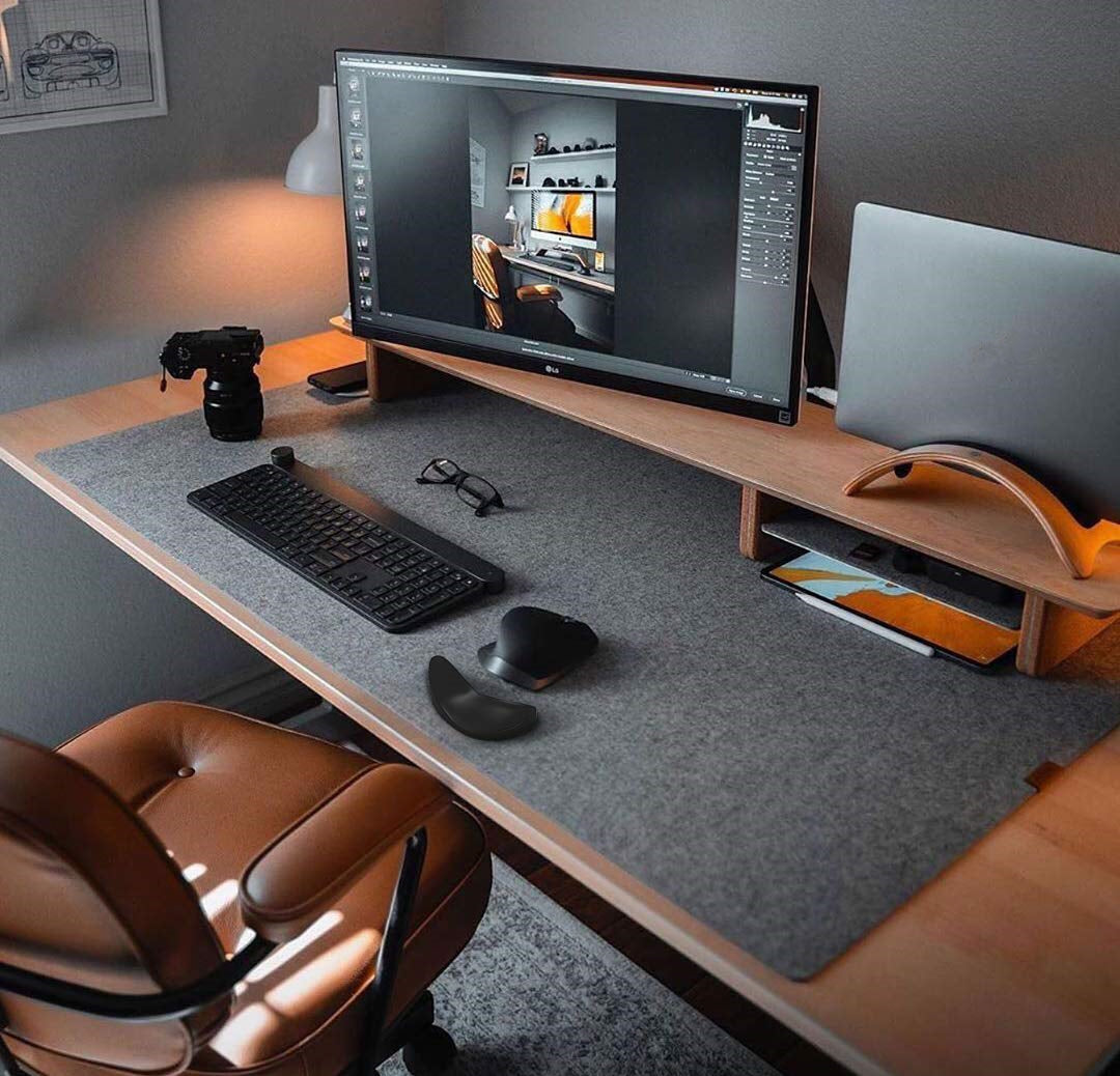 Ergonomic Silicone Gel Mouse Pad with Wrist Rest – Non-Slip Comfort Support Mousepad for Office, Gaming & PC Use