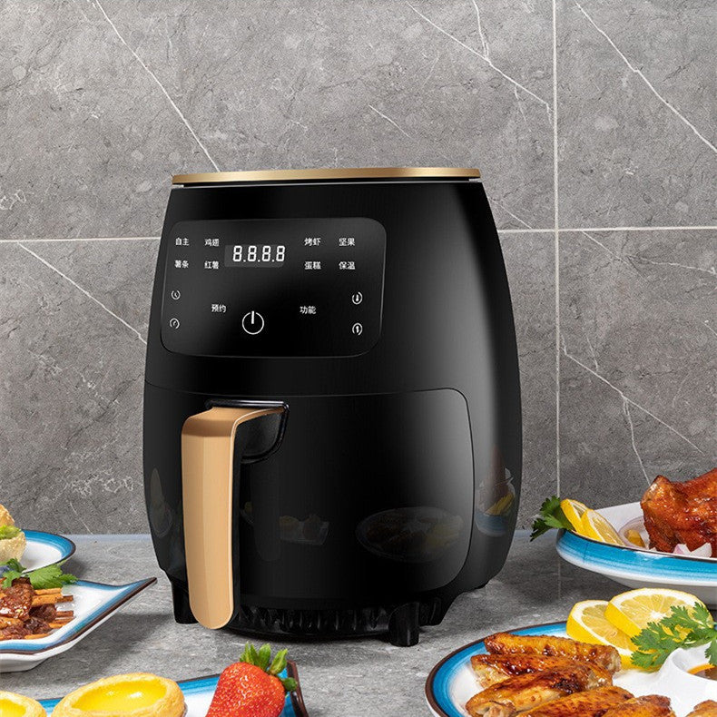 Smart Touch Air Fryer – Oil-Free Electric Cooker with Digital Display, Large Capacity Home Kitchen Appliance